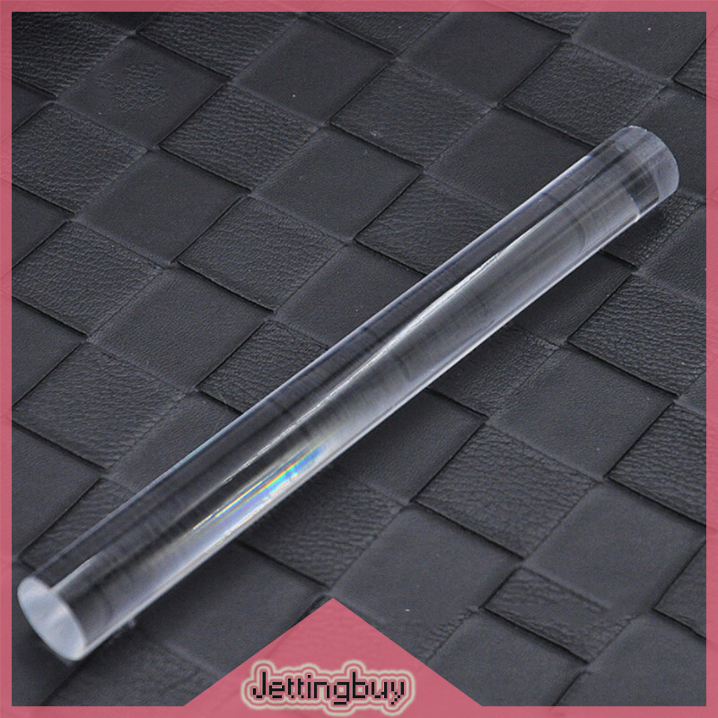 1pc Transparent Acrylic Solid Roll Clay Rolling Fondant Baking Pastry Roller