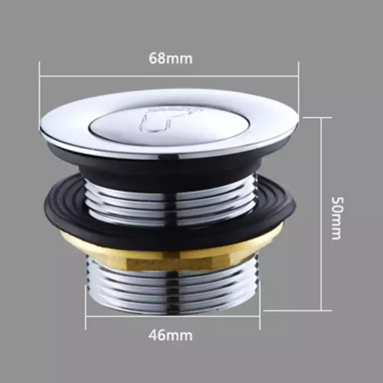 Xả đạp bồn tắm (Chân ren dài)