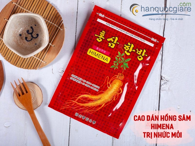 Cao dán hồng sâm Himena