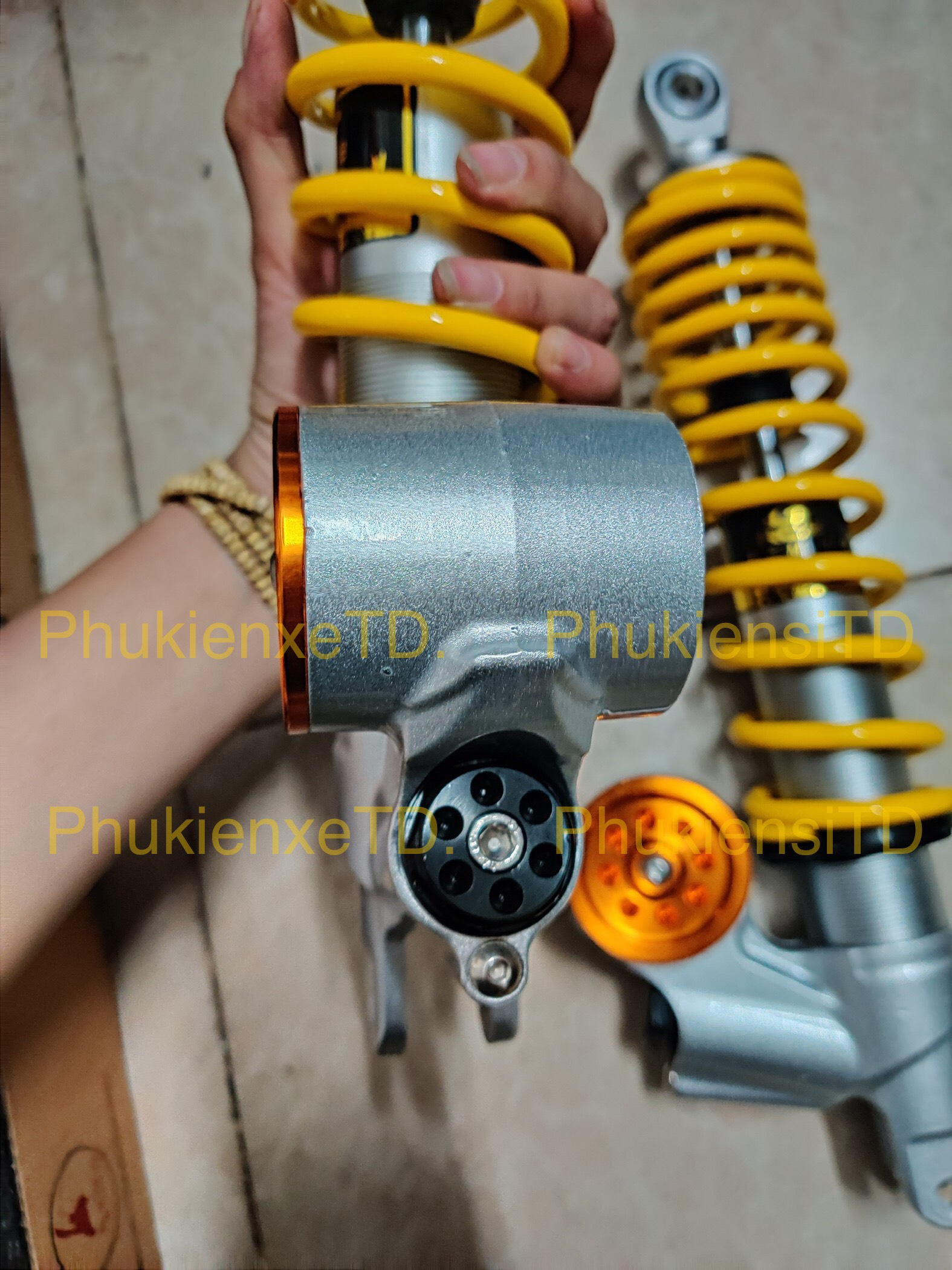 Phuộc RCB bình ngược lắp SH Việt Nam 360mm