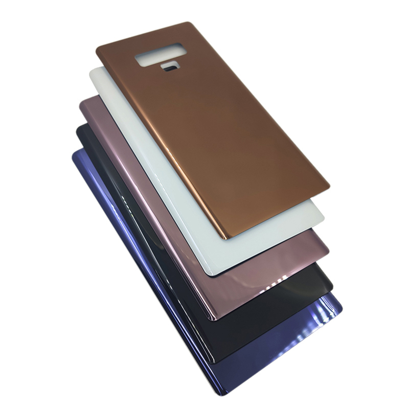 【Fast-selling】 Housing Cover For Galaxy Note9 note 9 Glass Panel Back Case Door Rear Replacement With Adhesive Sticker.