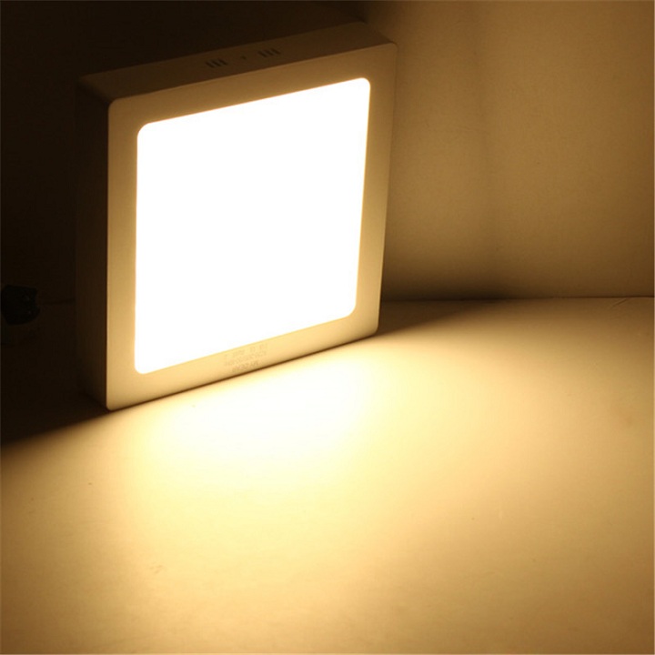 Đèn Led ốp trần Vuông 24W đường kính 28.5 cm, phù hợp với không gian có diện tích 10 tới 12m2 bền, rẻ, đẹp, giá bình dân, bảo hành 24 tháng