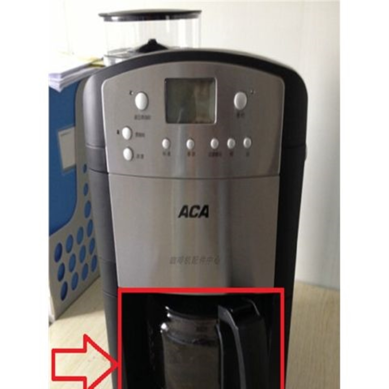 ACA North American appliances AC-M125A coffee machine glass accessories filter filter paper drip valve coffee pot