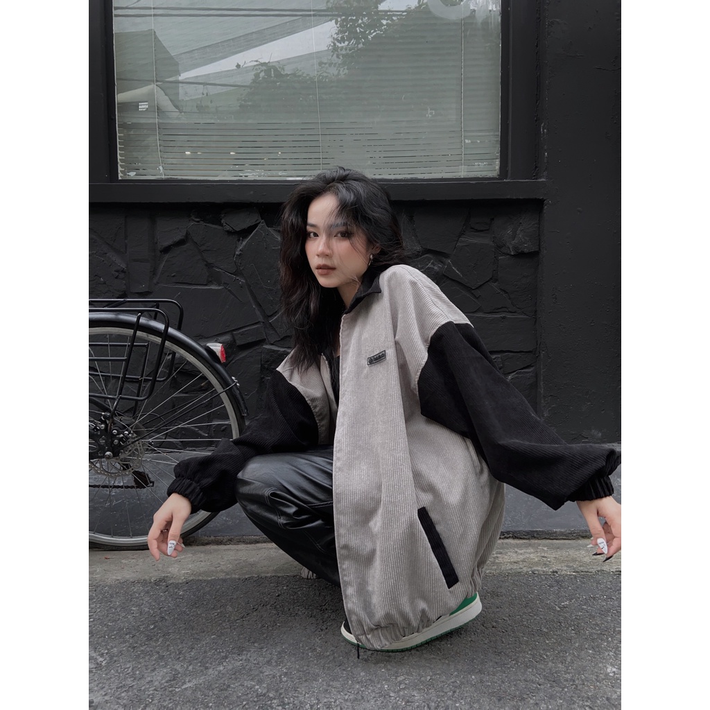 Áo Khoác MBC Corduroy Exclusive Jacket - Xám/Đen
