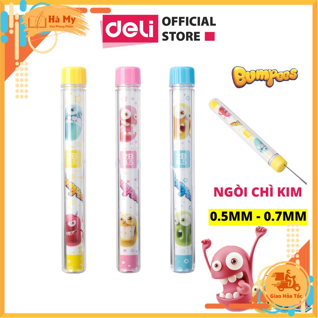 (1 Ống) Ruột bút chì 2B Bumpees - Deli