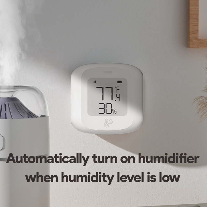 Tuya Smart WiFi Temperature Humidity Sensor Indoor Hygrometer with LCD Display