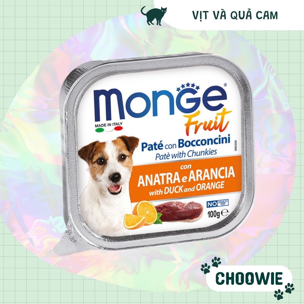 Pate MONGE thơm ngon cho chó | Thức ăn ướt cho chó