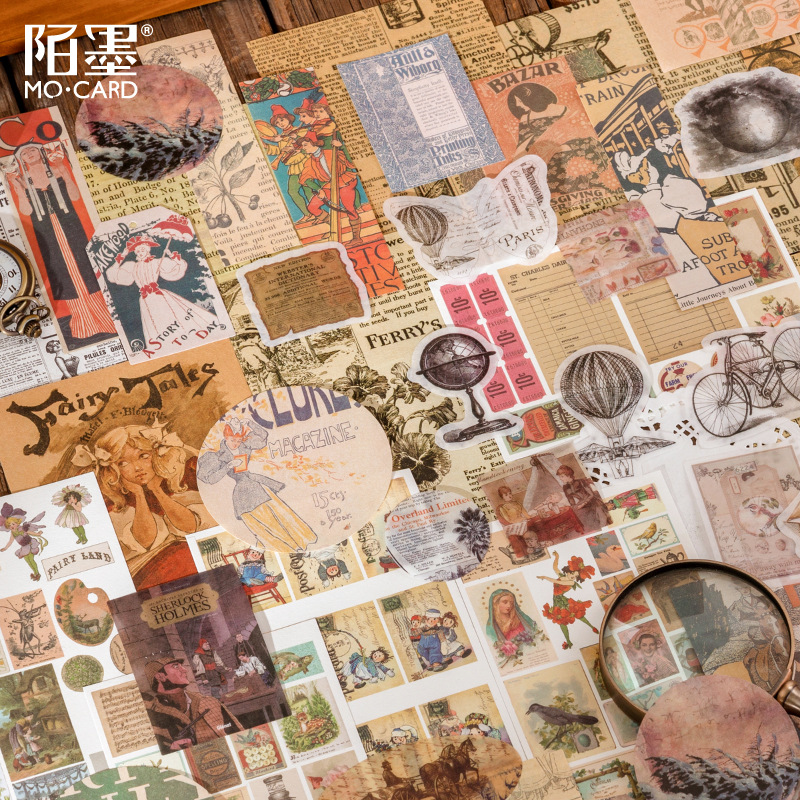 【Exclusive Offer】83 Pcs Vintage Scrapbook Supplies Pack For Art ...