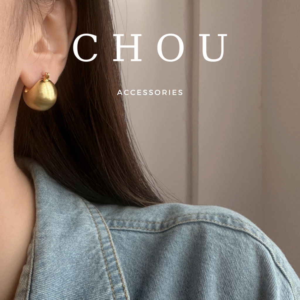 Bông Tai, Khuyên Tai Quả Cầu Basic | CHOU ACCESSORIES |
