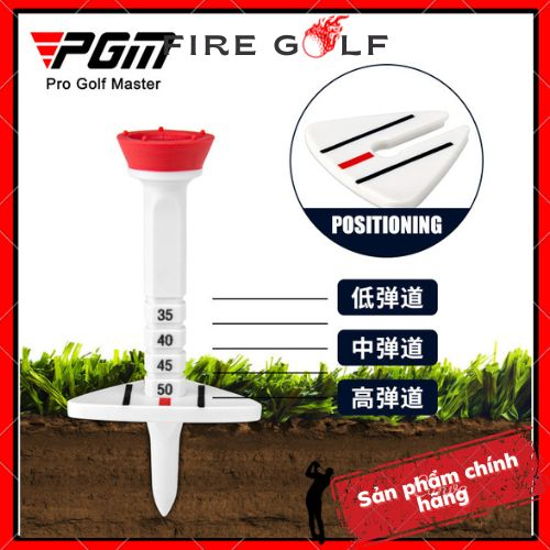 Tee Golf Control PGM QT022 CHÍNH HÃNG 77mm có 5 nấc điều chỉnh được độ cao phù hợp