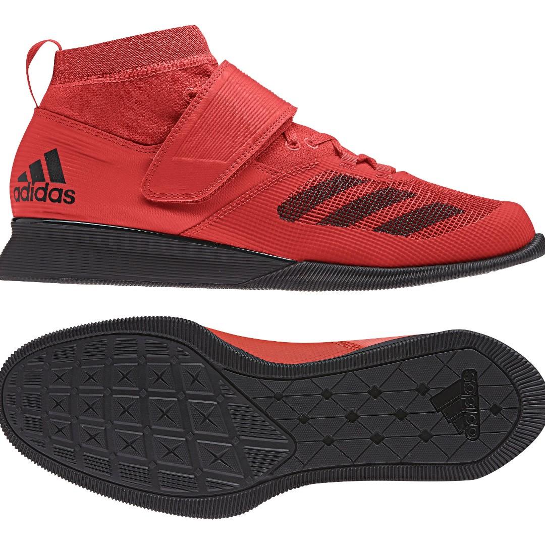 red trainer shoes