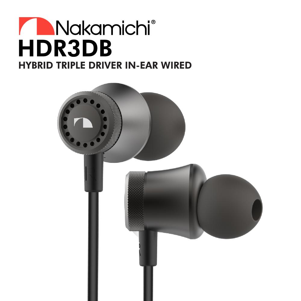 Nakamichi HDR3DB Triple Driver In-Ear 