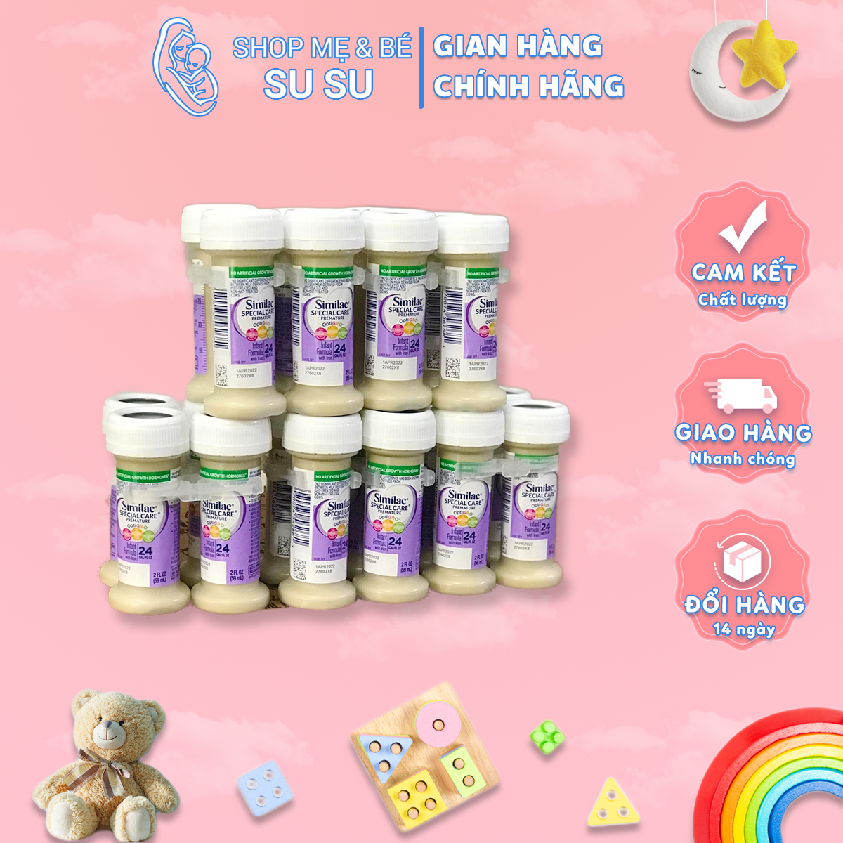 Sữa similac special care 24 kcal tăng cường lutein vitamin e dha & aa - dành cho trẻ sinh non nhẹ cân