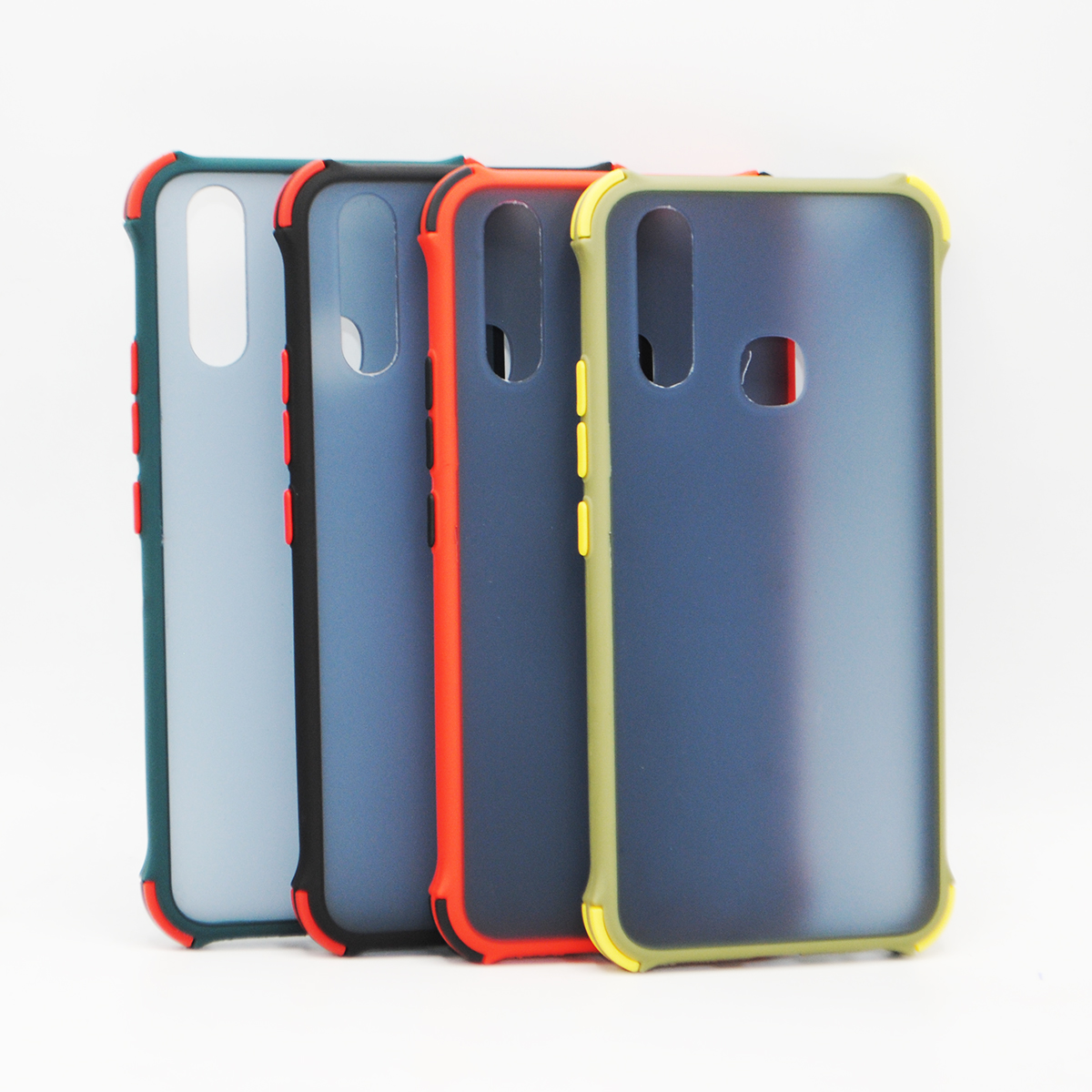 Vivo Y12 Back Cover Vivo Y15 Back Cover Vivo Y17 Back Cover Smoky Matte Bumper Armor Case For Y12 Y15 Y17