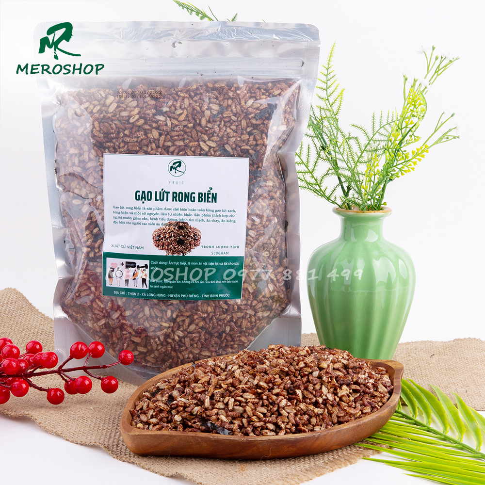 Gạo lứt rang rong biển Gạo lứt rang rong biển