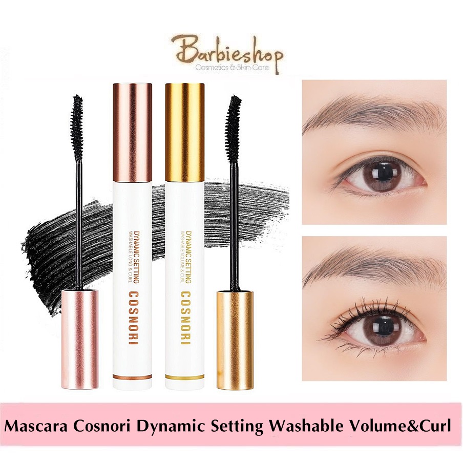 [Chuốt Mi] Mascara Cosnori Dynamic Setting Washable Volume&Curl-trắng