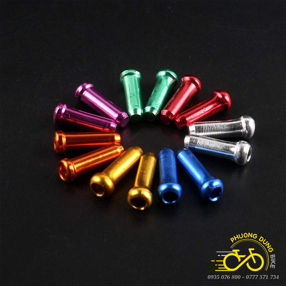 Đầu bịt ruột dây phanh, dây đề xe đạp - 20 Chiếc