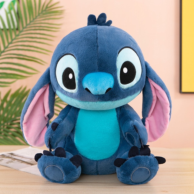 Disney Genuine Sitting Stitch Doll Stitch Plush Toy Stitch Children's Doll Holiday Gift 30/45/60CM