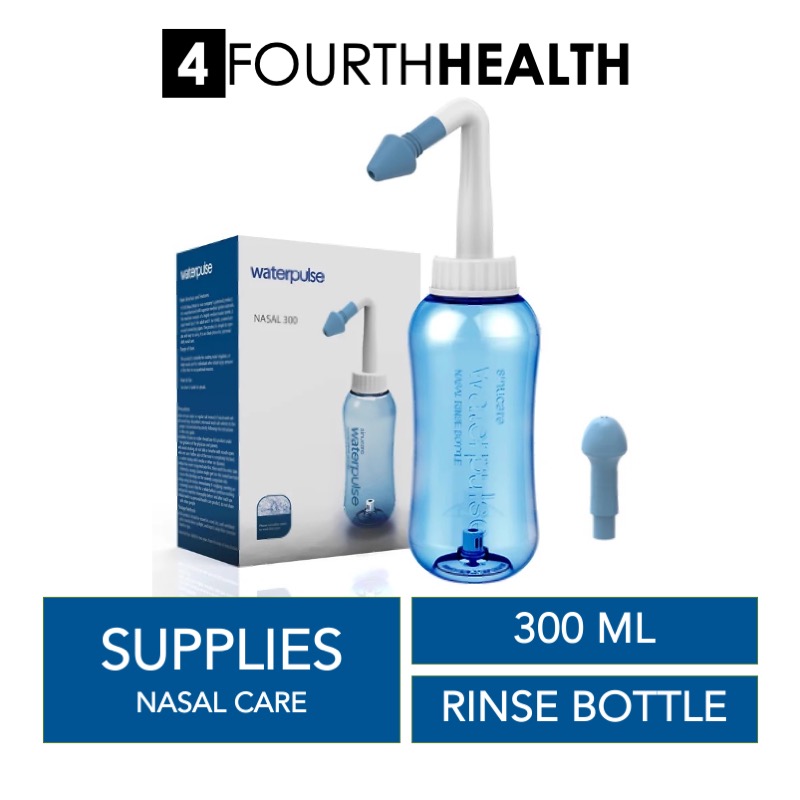 Waterpulse Sinus Care Nasal Rinse Bottle 300ml & Salt For Adults