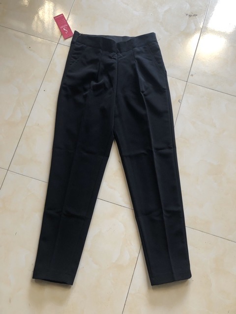 [HOÀN TIỀN ĐẾN 15%]quần tây baggy nữ lưng thun khoá sườn