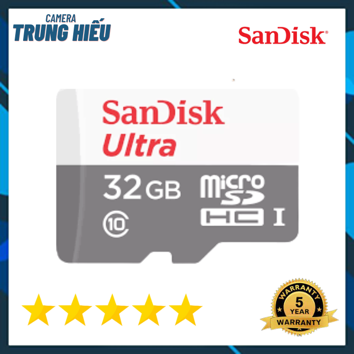 Thẻ nhớ MicroSDHC SanDisk Ultra 533X Class10 32GB 80MB/s