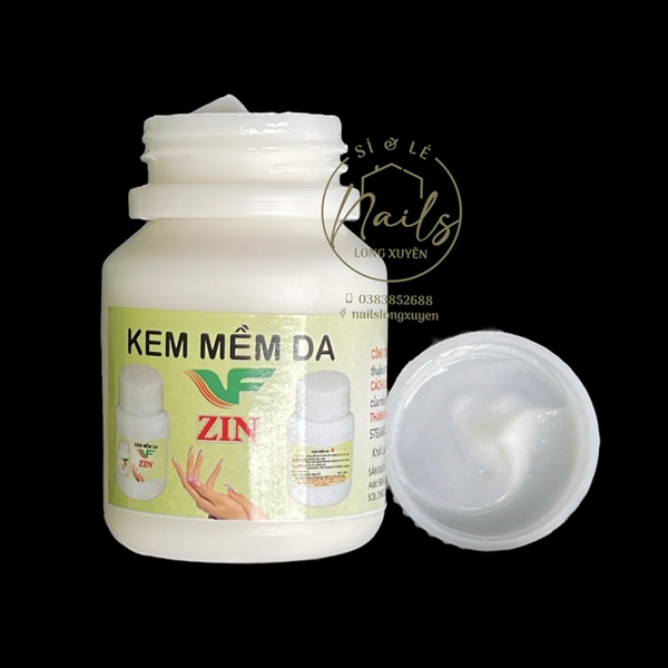 Kem mềm da Zin, kem mềm da làm móng (Hủ)