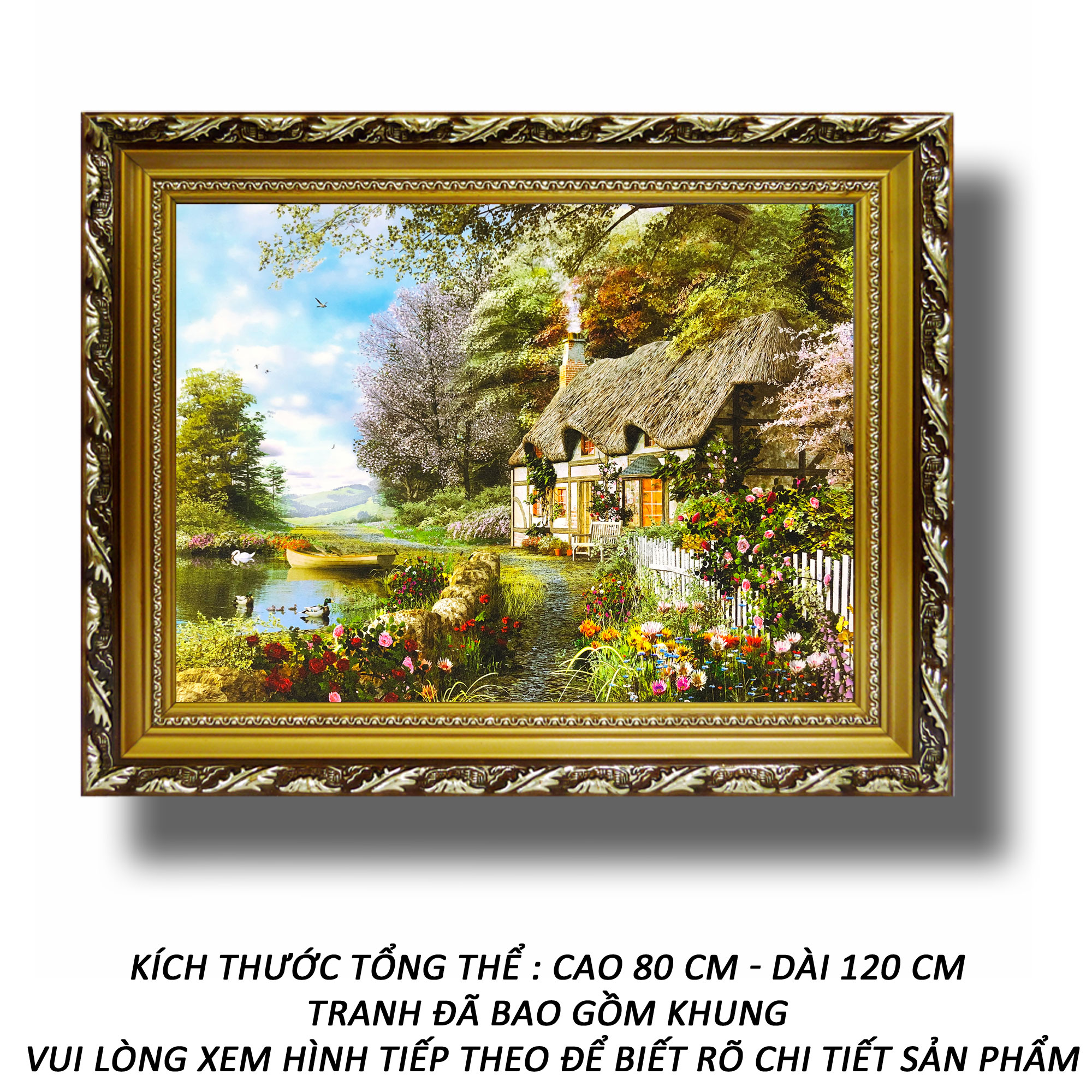 Tranh phong thủy - hoà khí sinh tài 03 - tranh minh hiền