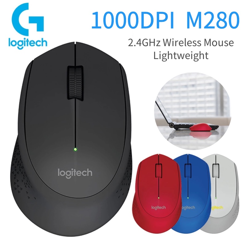 Chuột quang không dây logitech m280 1000dpi 2.4 ghz