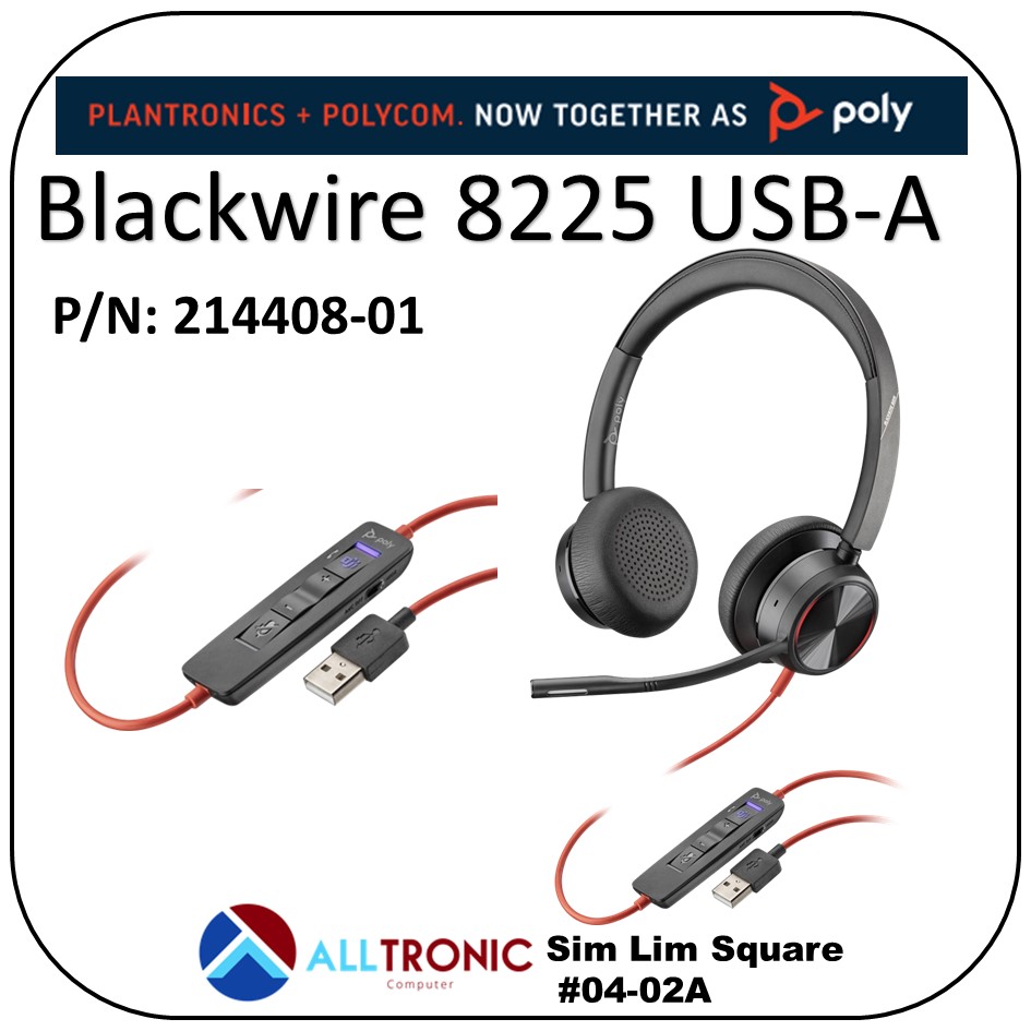 Plantronics Blackwire 8225 USB-A Video 