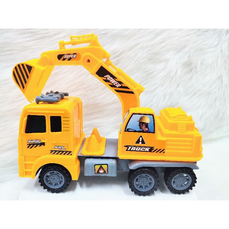 đồ chơi trẻ em xe cẩu, máy xúc