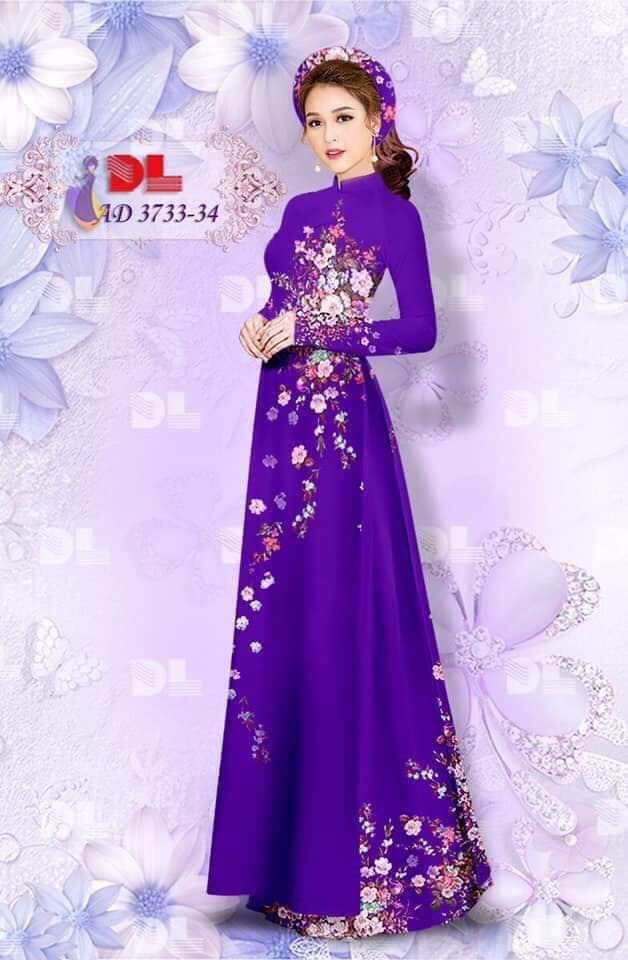 Áo Dài May Sẵn In 3D