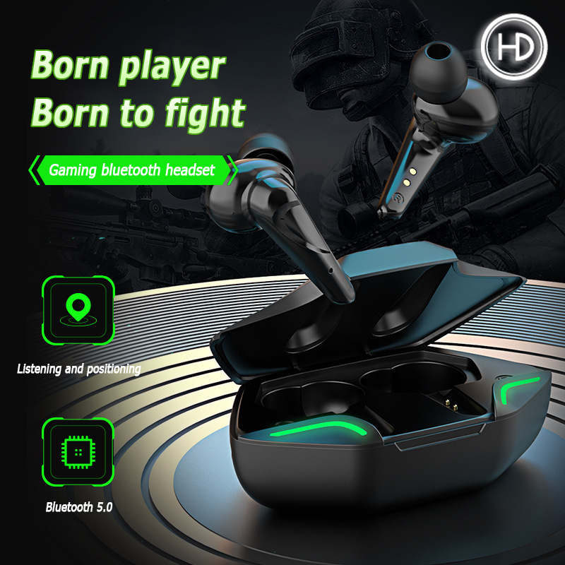 Tai nghe Bluetooth không dây chơi game, TWS độ trễ thấp G11, tai nghe âm thanh nổi Tai nghe chơi game Bluetooth