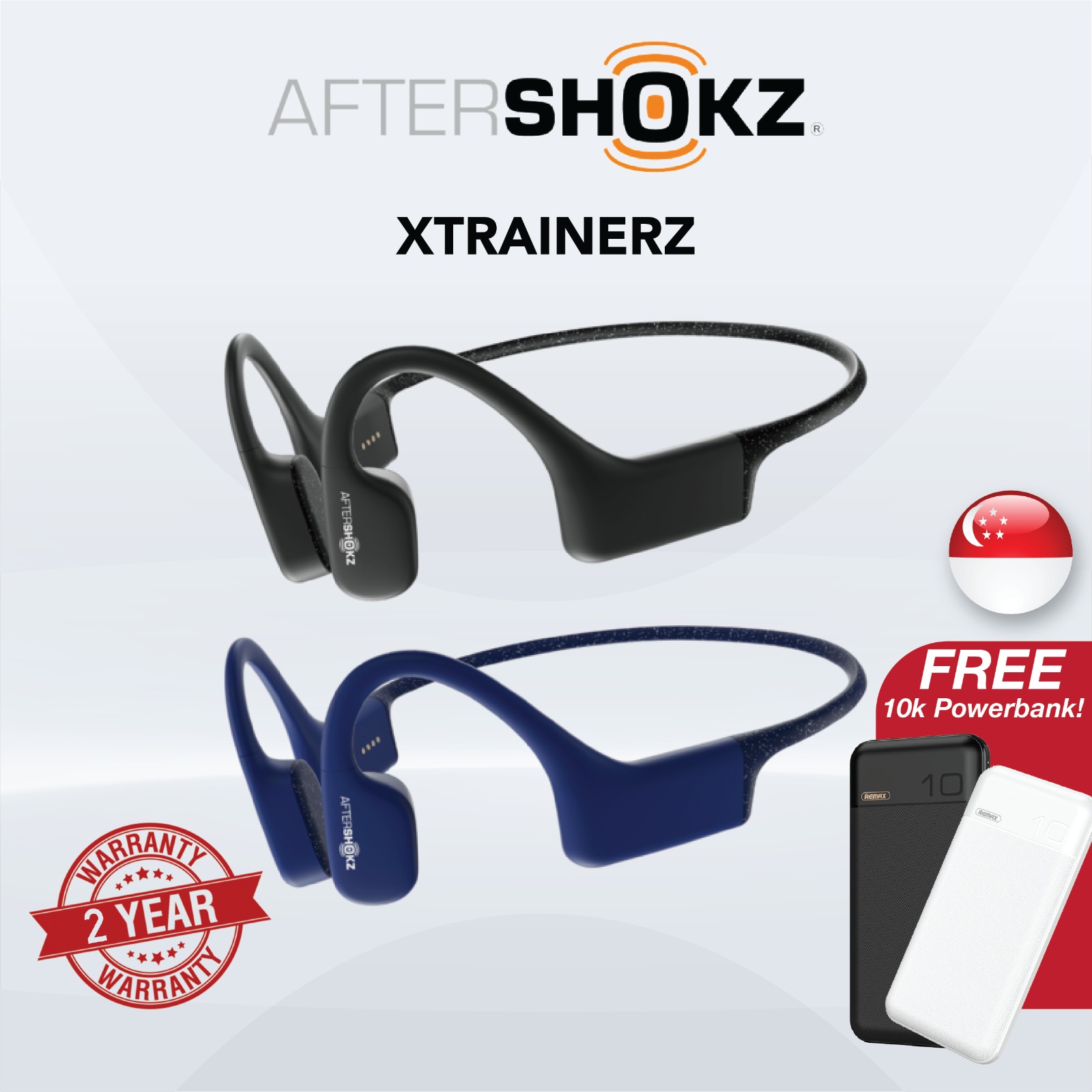 SG] Aftershokz Xtrainerz Open-Ear MP3 Bone Conduction Wireless Sport  Headphones/Earphones - Local SG Seller, Fast Delivery! | Lazada Singapore