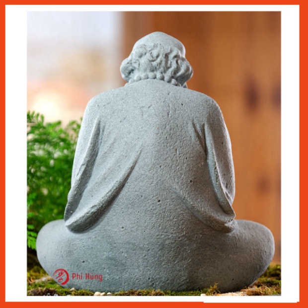 Tượng Cụ Đạt Ma Sư Tổ - Đá Sa Thạch