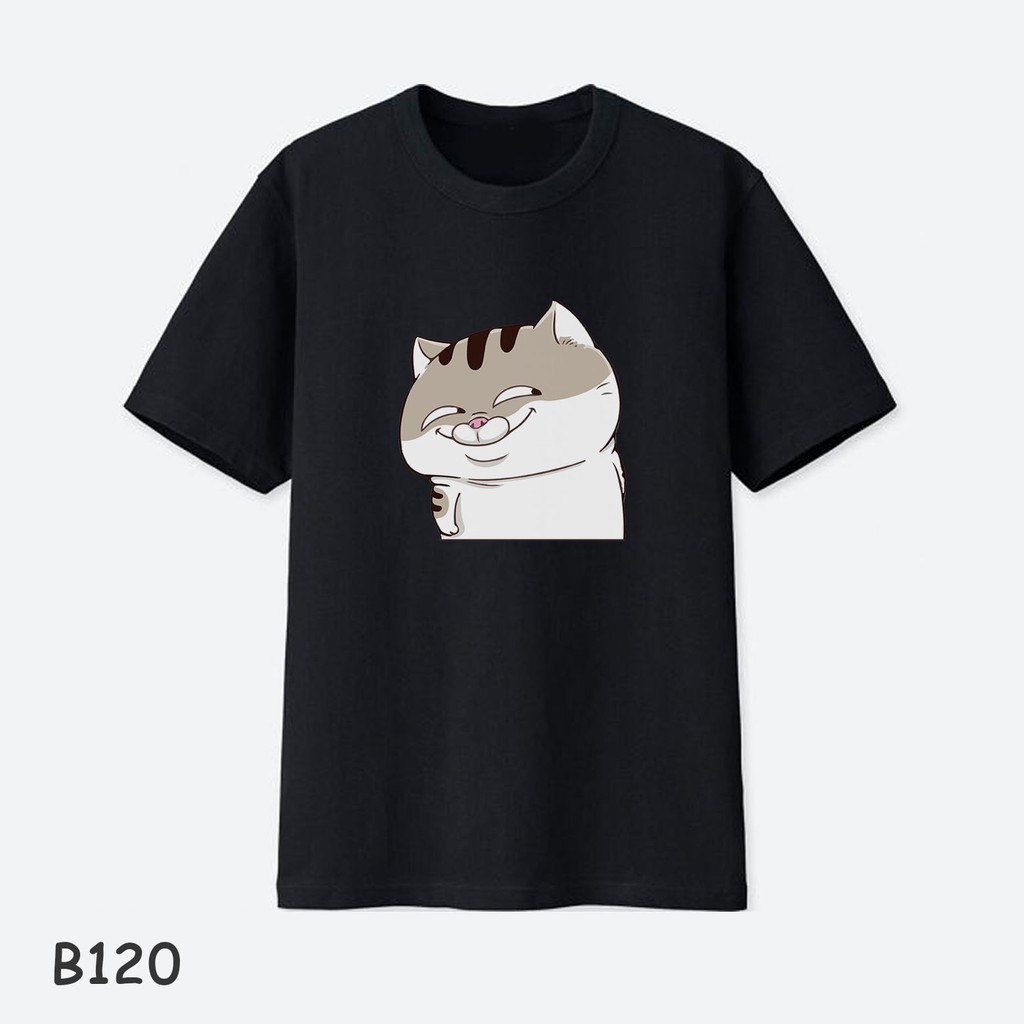 Áo Thun Basic Cotton Tee | Áo Thun Mèo Ami Bụng Bự (Mẫu 120-129)