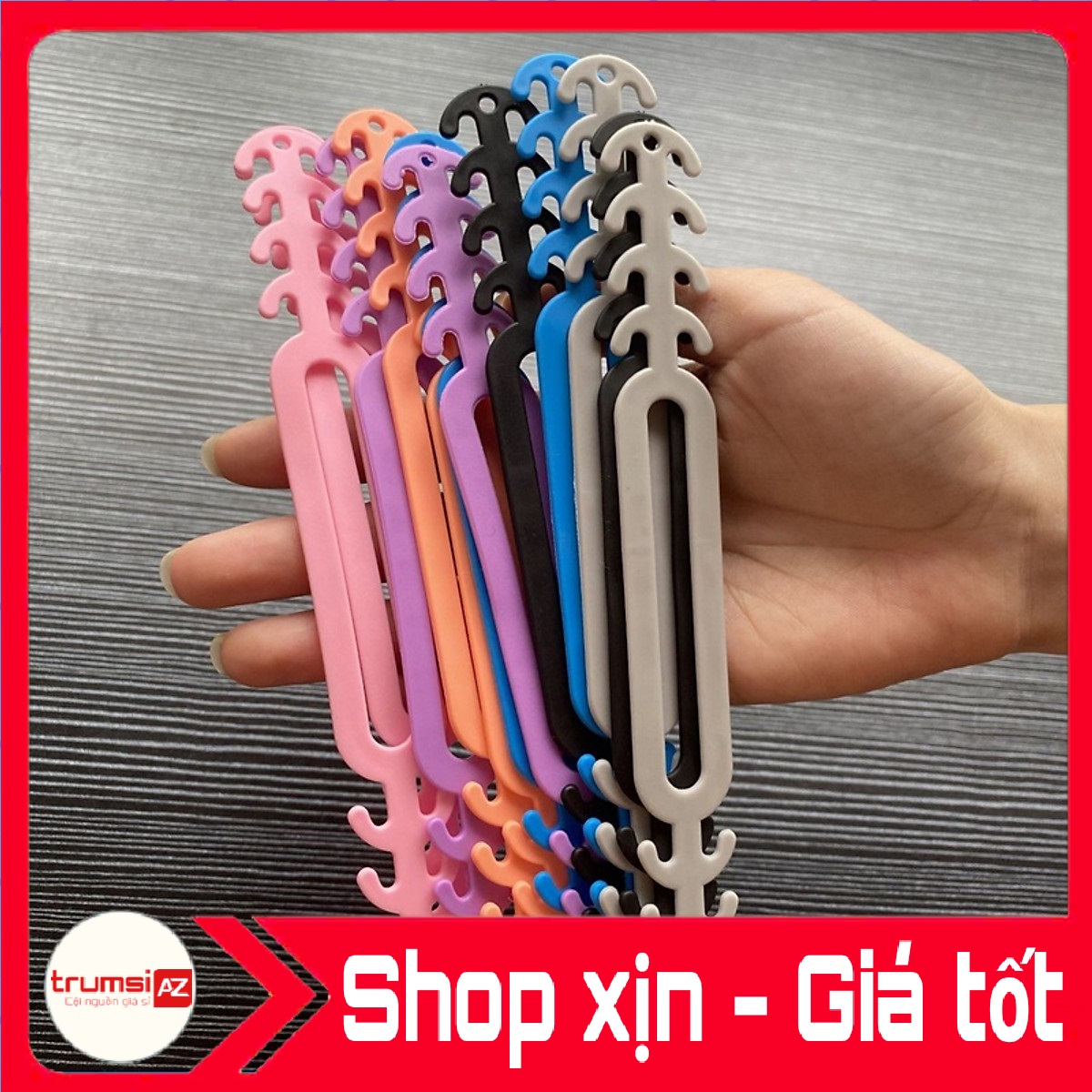 COMBO 2 Dây Đeo Khẩu Trang Chống Đau Tai - Quai Gài Khẩu Trang - Silicone Mềm Không Hằn Da