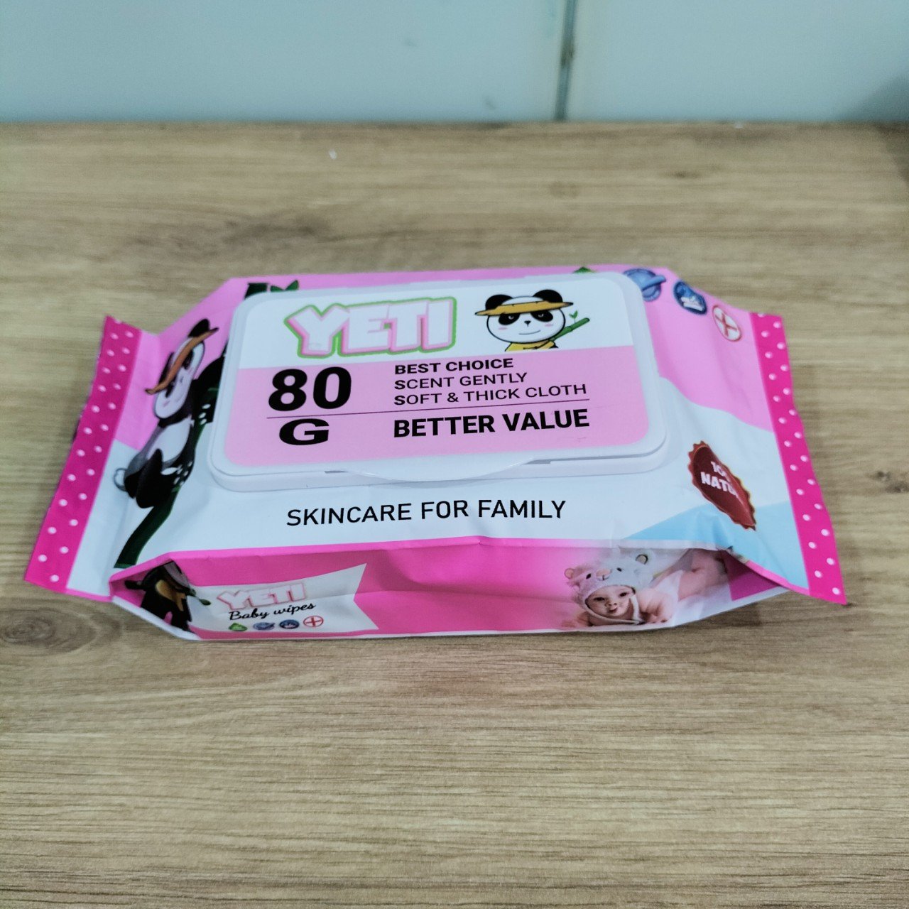 (Hỏa Tốc HCM)Combo 5 Bịch Khăn Giấy Ướt YeTi Thái Lan Không Mùi 80gr
