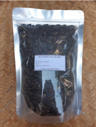 HẠT BÍ MÈO (HẠT BÍ ĐEN) RANG TAY 500G