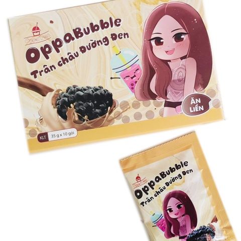 Trân Châu Oppa Bubble Ăn Liền 350gram ( 35gram * 10 Gói )