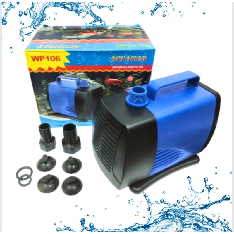 AQUAMAN WP 106 Pompa kolam aquarium air mancur Submersible Pump