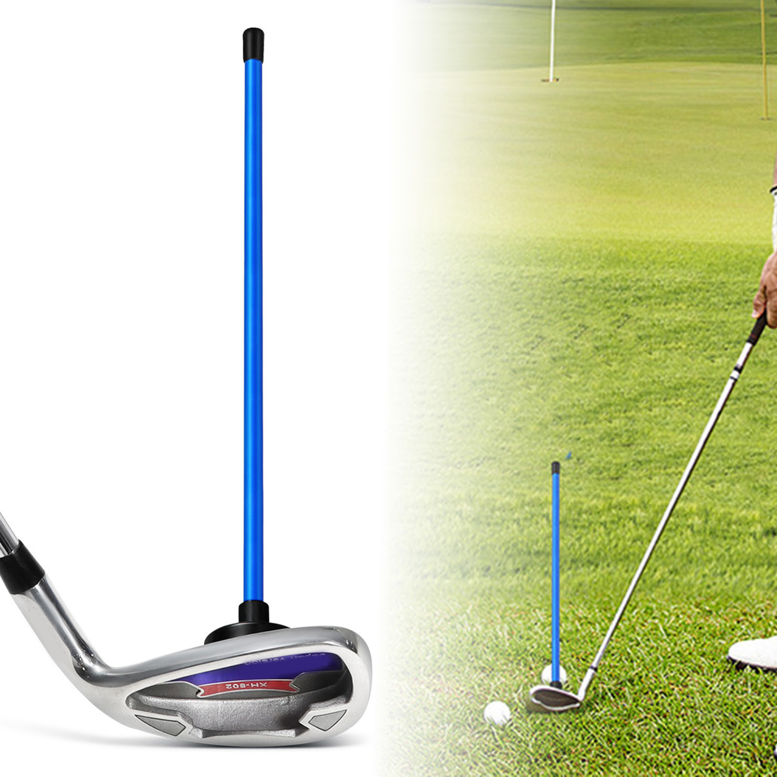 Lấy hướng Golf dính cho Câu lạc bộ vị trí mặt mini lấy hướng Golf Stick cải thiện gậy tập gôn của bạn với từ alignment Rod dụng cụ hỗ trợ huấn luyện chơi golf ít hơn