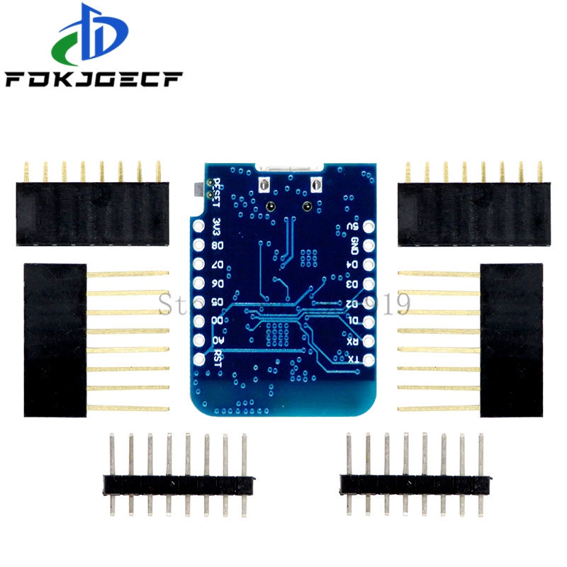 Wemos D1 Mini Pro 4M 16M byte ăng ten ngoài nối NodeMCU dựa ESP8266 ESP-8266EX cp2104 bảng cảm biến Wifi Micro