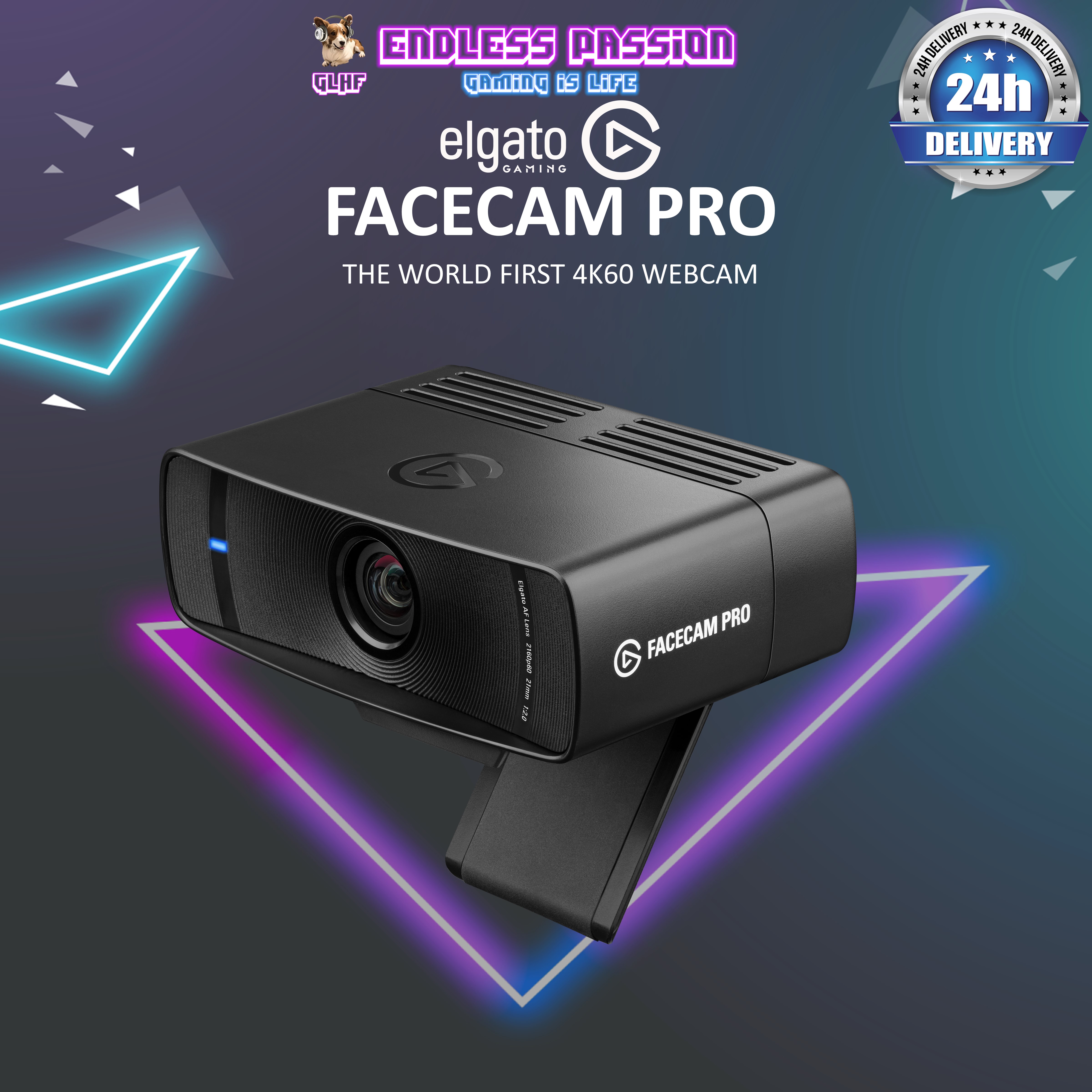 Webカメラ elgato Facecam Pro 4K60 10WAB9901 楽天市場】Elgato FACECAM PRO WEBカメラ 4K UHD 60FPS スタジオ