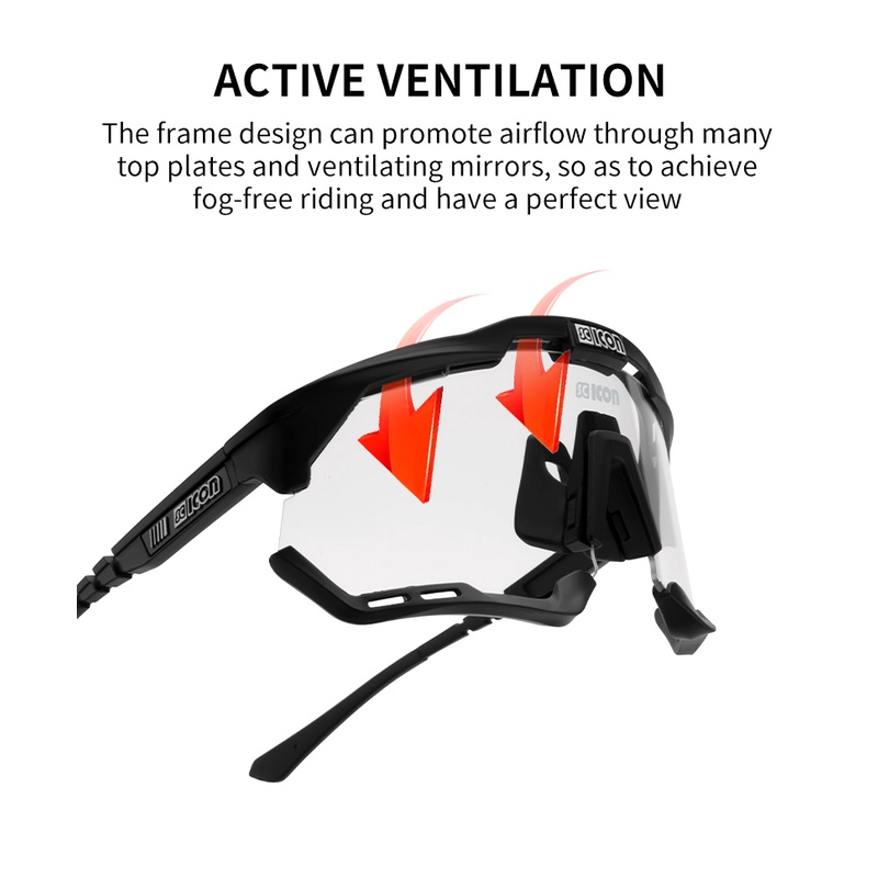 Kính râm phân cực SCICON UV400 Kính đi xe đạp
