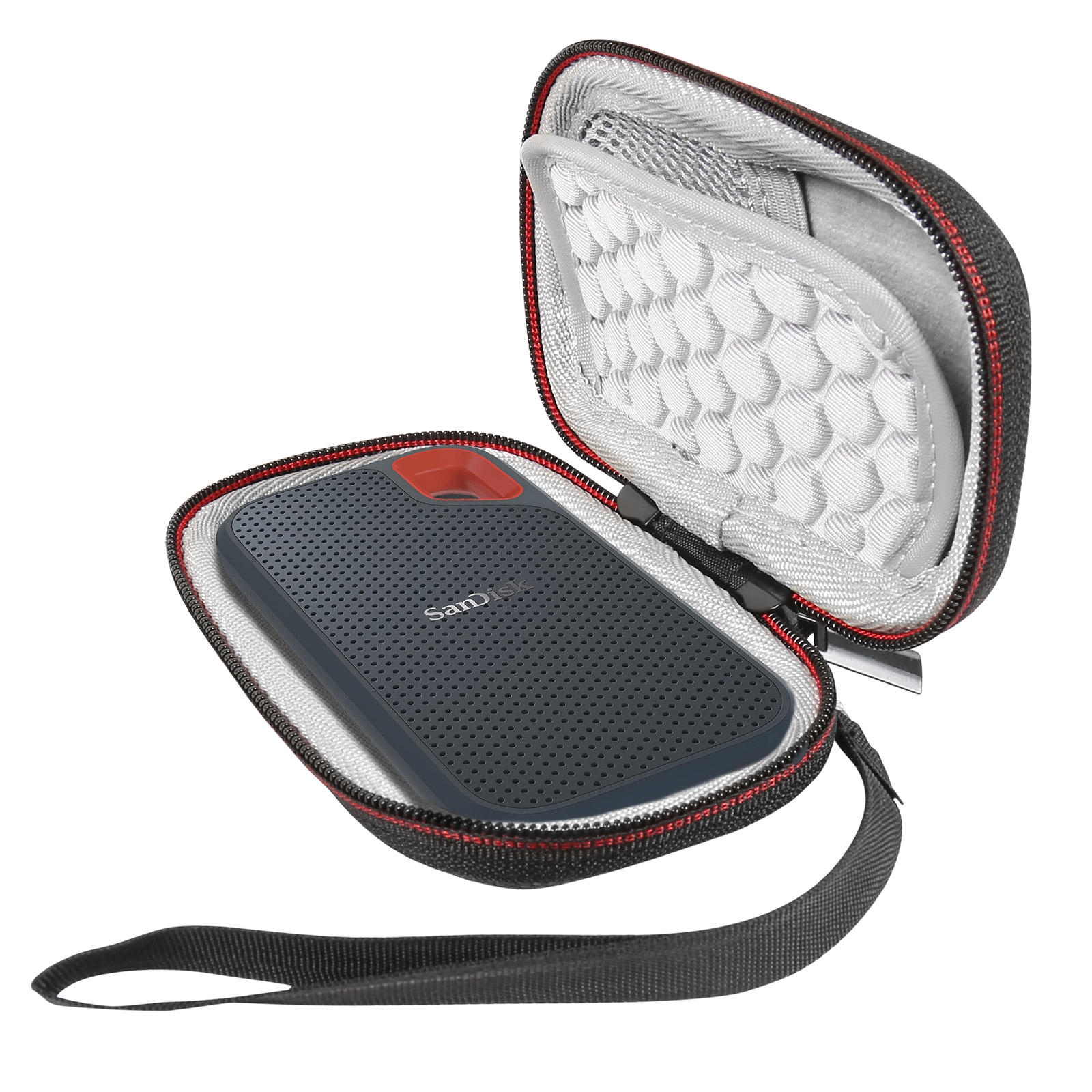High-end applicable sandisk mobile solid-state shockproof protective case portable bag hard shell PSSD hard drive storage bag