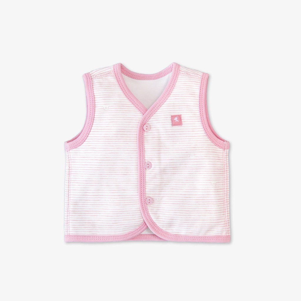 [MIO MIO]. Áo ghi lê sơ sinh cotton 2 lớp mềm mịn