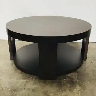 Round Oak Coffee Table Stain Finish Brand New Lazada Singapore Round Oak Coffee Table Stain Finish