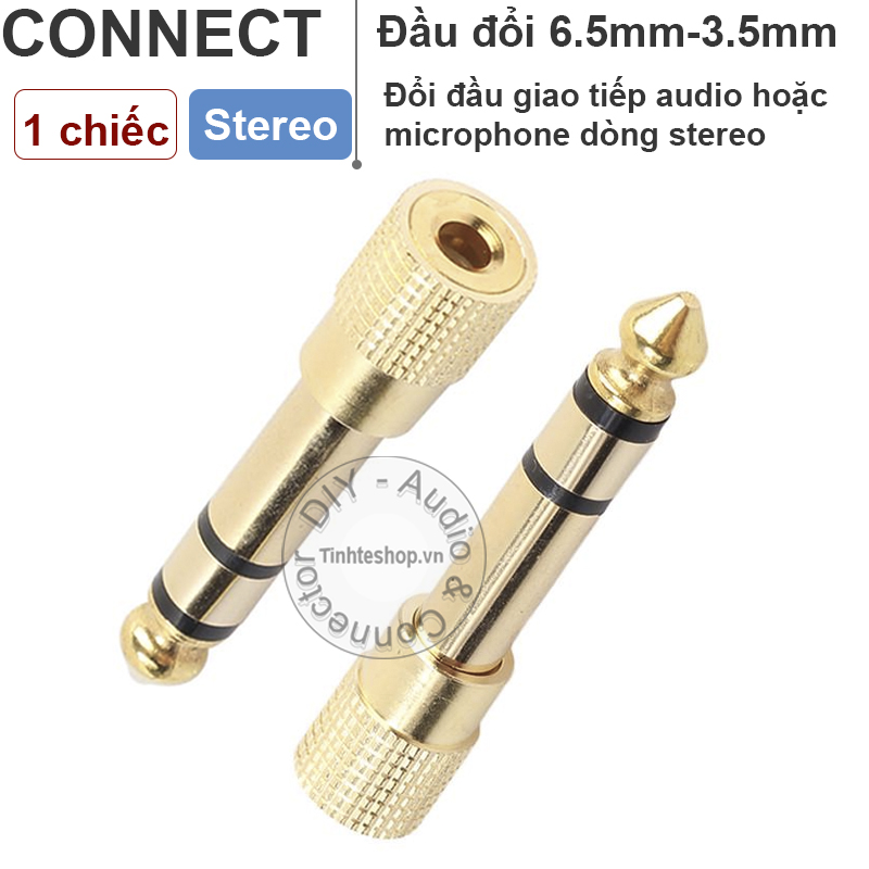3.5mm to 6.5mm audio adapter