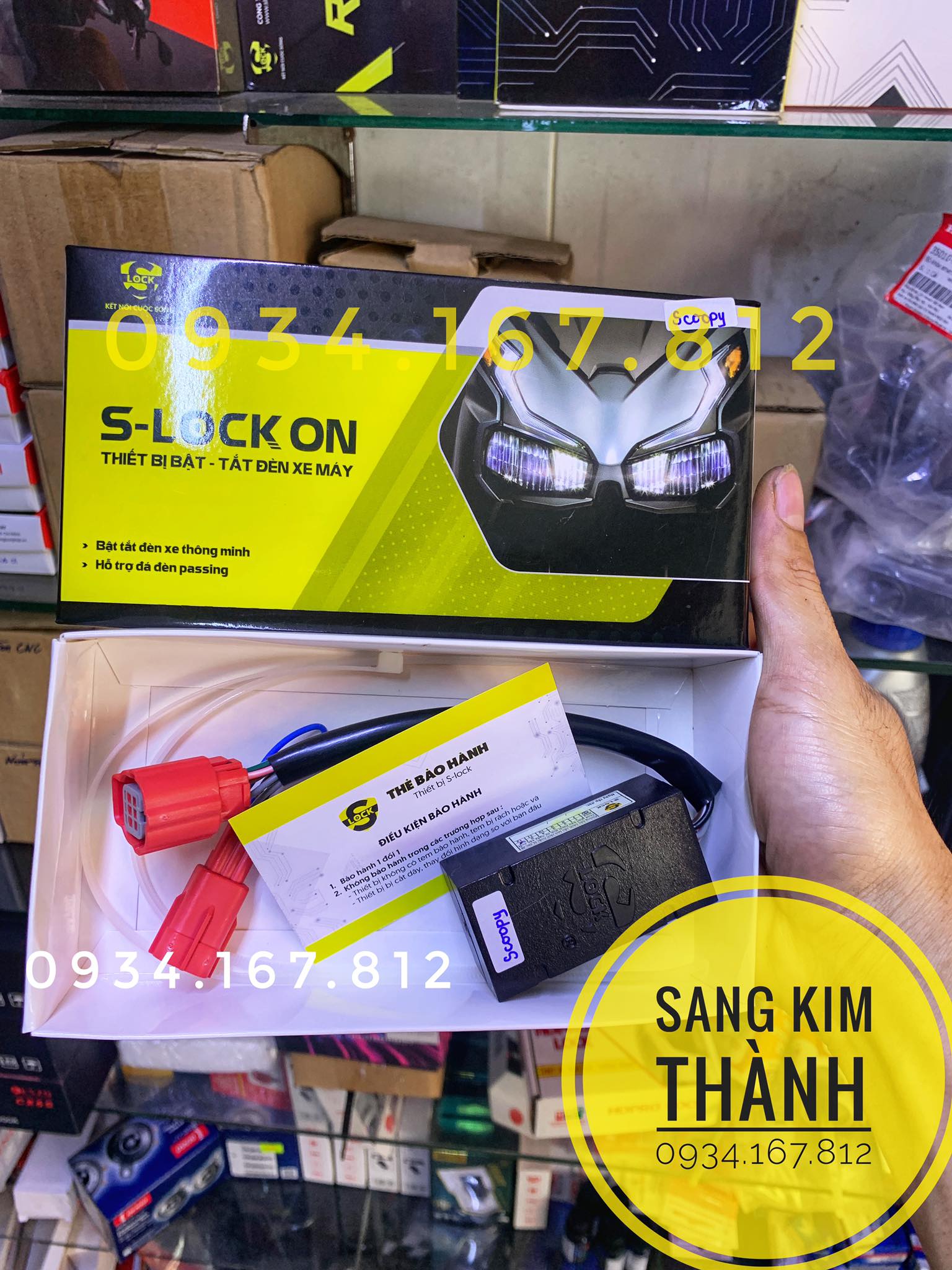 Bộ Tắt Mở Đèn Xe HONDA SCOOPY 110 ĐỜI MỚI