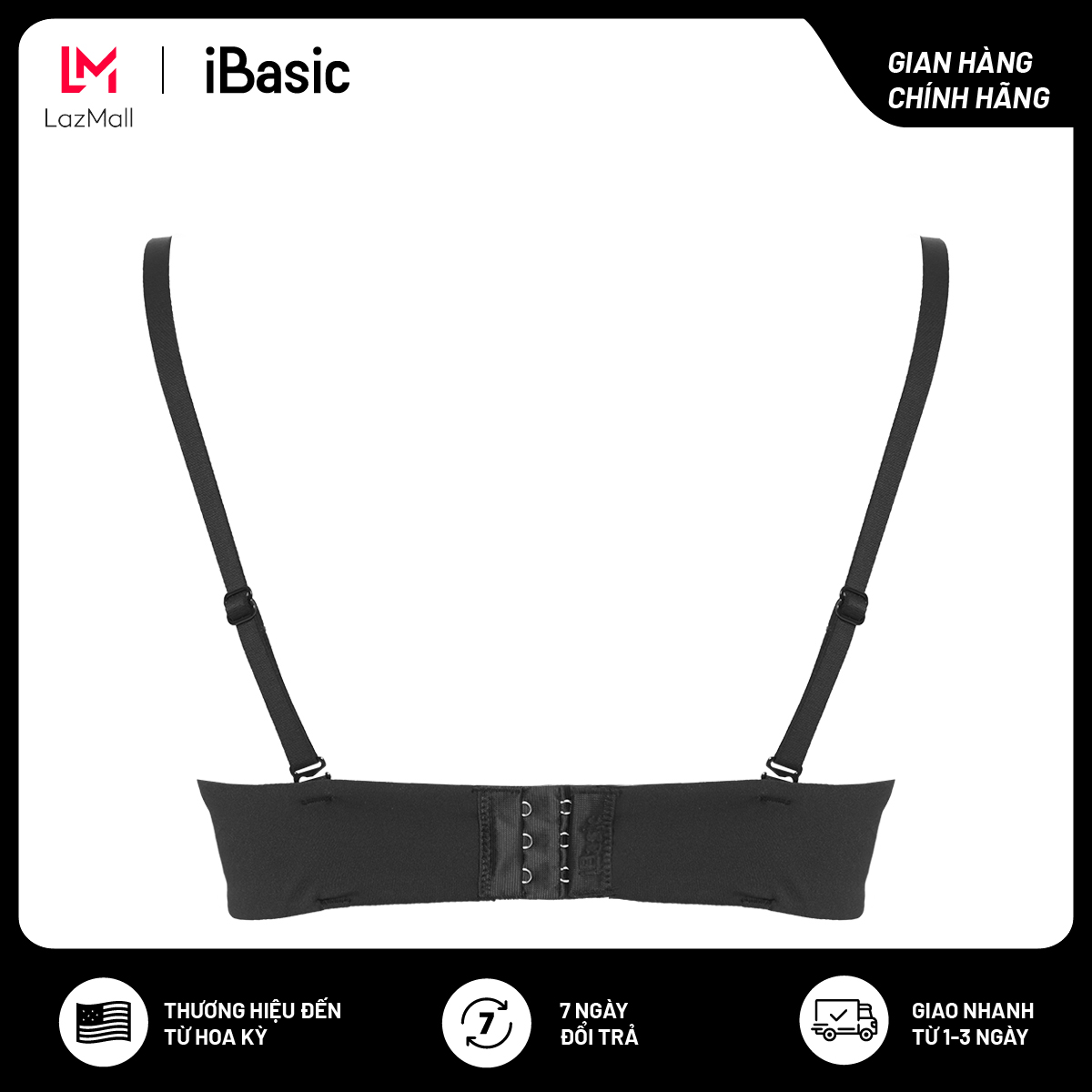 Áo ngực có gọng mút mỏng trơn iBasic BRAW020-2